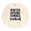 Simply Sage Market Winter Spring Summer Football Garment Dyed Long Sleeve - 2 of 4
