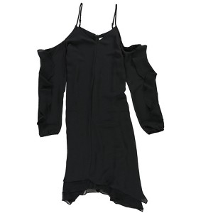 bar III Womens Cold-Shoulder Asymmetrical Dress - 1 of 2