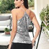 Anna-Kaci Women's Razer Back Sequin Spaghetti Strap Camisole Tank Top - 2 of 4