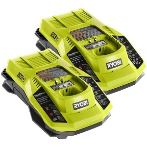 Ryobi 18 Volt P117 2 Pack Dual-Chemistry Battery Charger # 140185011-2PK - 1 of 3
