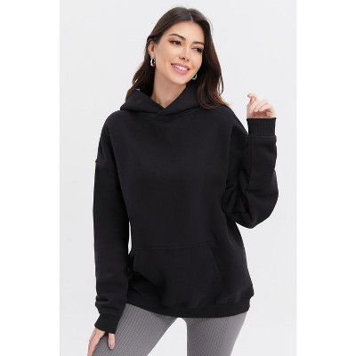 Spruce Fashion Womens Hoodies Oversized Pullover Fall Sweatshirts Winter Fleece Comfy Cotton Long Sleeve