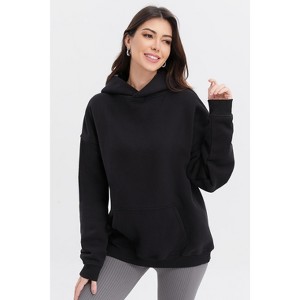 Spruce Fashion Womens Hoodies Oversized Pullover Fall Sweatshirts Winter Fleece Comfy Cotton Long Sleeve - 1 of 4