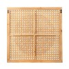 Heraldi Wood/Rattan Distressed Wall Decor Panel - Natural - SEI - 3 of 4