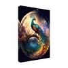 Canvas Wall Art - Ray Heere 'Proud Peacocks 15' Wall Art for Living Room, Bedroom, or Office Décor by Trademark Fine Art - 16 x 24 Inches - 2 of 4