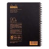 Rhodia Rhodiactive Meeting paper Book 90g paper - Lined 80 sheets - 6 1/2 x 8 1/4 - Black cover - 4 of 4
