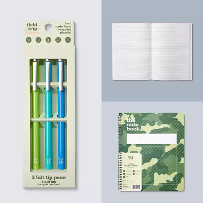  Lelix Felt Tip Pens, 40 Black Pens, 0.7mm Medium Point Felt  Pens, Felt Tip Markers Pens for Journaling, Writing, Note Taking, Planner,  Perfect for Art Office and School Supplies 