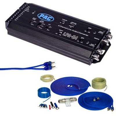 Stinger SS600XS Wiring Kit + LPA-E.4 LOCPRO ADVANCED 4ch Output + Remote Control