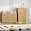 Fluted Dresser for Bedroom,7 Drawer Dresser,Wooden Chest of Drawers,Modern Storage Dressers for Living Room - 4 of 4