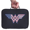 Wonder Woman Usa American Flag Logo Insulated Soft Sided Lunch Box - 3 of 4