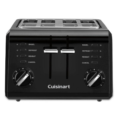 Cuisinart black stainless toaster best sale