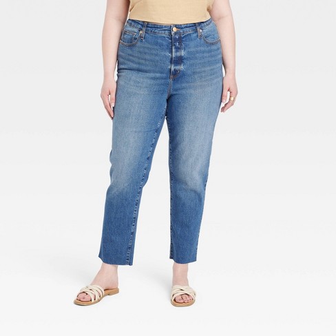 Women's High-rise 90's Slim Jeans - Universal Thread™ Medium Wash 18 ...