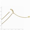 Black Bow Jewelry 0.9mm 14k Yellow Gold Adjustable Box Chain Necklace - 2 of 4