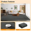 Washable Rugs Non-Slip ¨C Modern Braided Print Area Rug? Stain-Resistant Machine Washable Carpet | Contemporary Accent Rug with Non-Slip Backing - 3 of 4