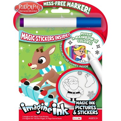 Rudolph the Red Nosed Reindeer Imagine Ink Sticker Book