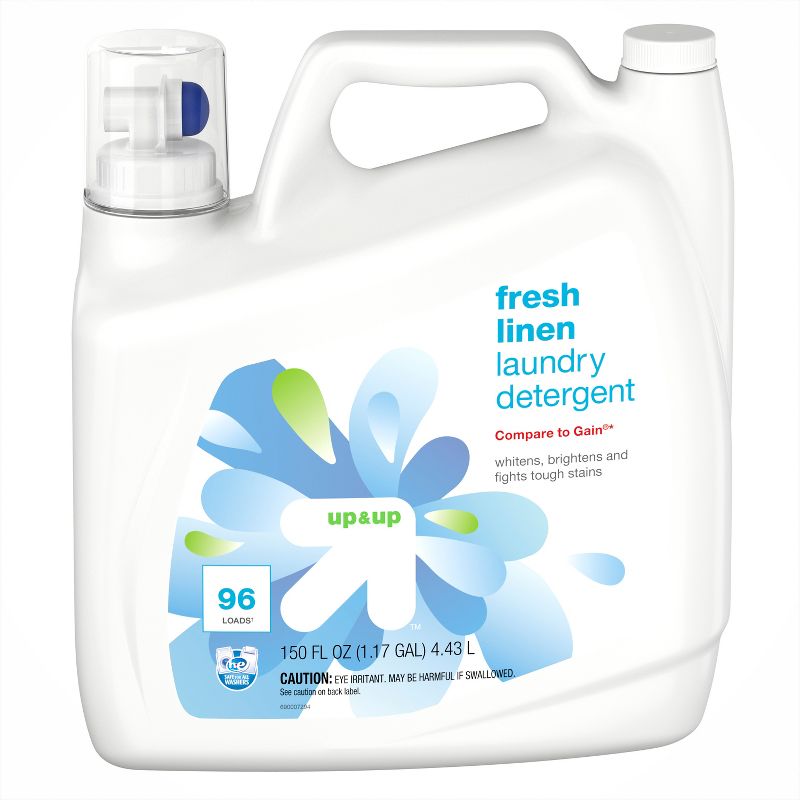 Fresh Linen HE Liquid Laundry Detergent 150 fl oz - up &#38; up&#8482;, 1 of 5