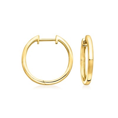 RS Pure by Ross-Simons 18kt Gold Vermeil Large Hoop Earrings