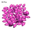Unique Bargains Acrylic Flat Back DIY Decor Jewelry Horse Eye Gems 50 Pcs - 3 of 4