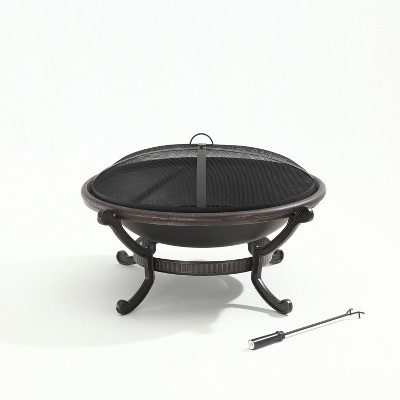 Ashland Firepit - Black - Crosley