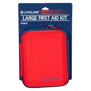 Lifeline 85-Piece Large First Aid Emergency Kit – Hard Shell Case – Outdoor, Travel, Car, Camping, Hiking, Home & Workplace Safety - 1 of 2