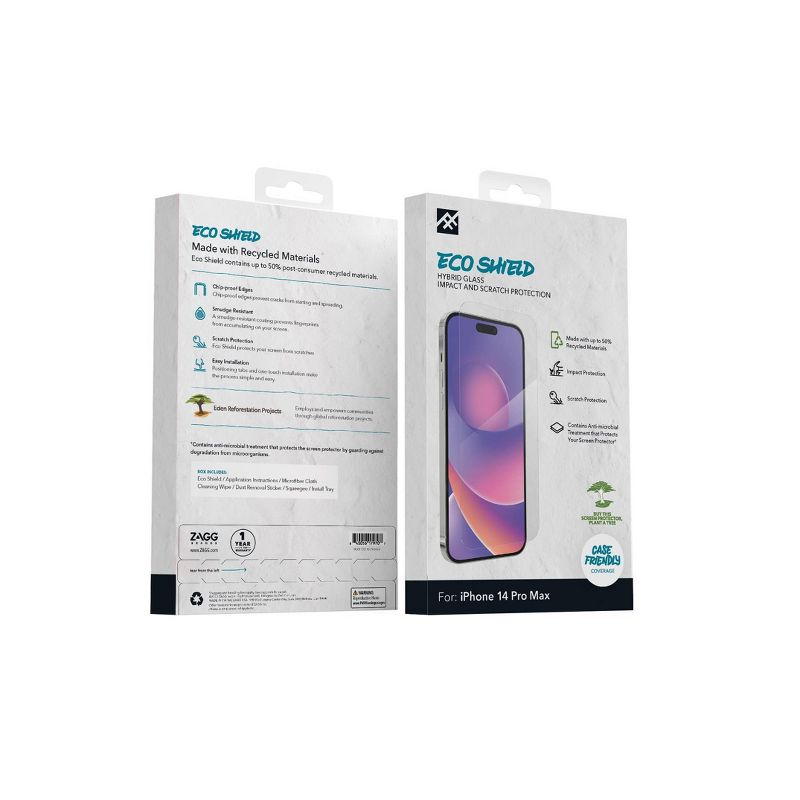 iFrogz Apple iPhone 14 Pro Max Eco-Shield Screen Protector, 5 of 6