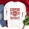 Simply Sage Market Women's Graphic Sweatshirt Cupid University Checkered - 3 of 4