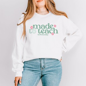 Simply Sage Market S.W.Smiley Made To Teach Sweatshirt - 1 of 4