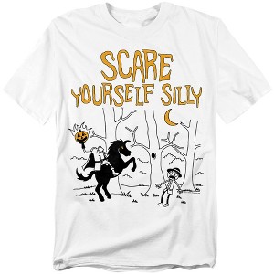 Men's Diary Of A Wimpy Kid Scare Yourself Silly Headless Horseman T-Shirt - 1 of 4