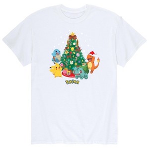 Men's - Pokémon - Holiday Designs Short Sleeve Graphic T-Shirt - 1 of 4
