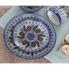 Blue Rose Polish Pottery Ceramika Artystyczna Dessert Plate - 2 of 2