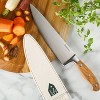 Bloomhouse 8 Inch German Steel Chef's Knife w/ Olive Wood Forged Handle - 2 of 4