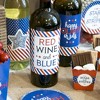Big Dot of Happiness 4th of July - Independence Day Decorations for Women and Men - Wine Bottle Label Stickers - Set of 4 - 2 of 4