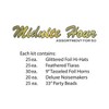 Beistle New Year Midnite Hour Assortment Contains 125 items for your party of 50 guests Gold - 2 of 2
