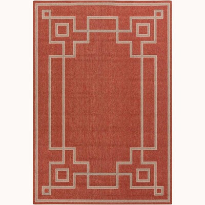 Mark & Day Natalie 5'3"x7'7" Rectangle Woven Indoor & Outdoor Area Rugs: Trellis Pattern, Stain-Resistant, Traditional Style