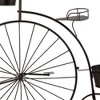 33.75" Old-Fashioned Bicycle Iron Plant Stand Bronze - Zingz & Thingz: Freestanding, Indoor/Outdoor Display - 2 of 4