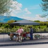EROMMY 10x10 Ft Pop Up Canopy Tent With 2 Sidewalls, Waterproof Sun Shade Tent For Commercial Events, Markets, And Backyard Gatherings - 4 of 4