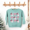 The Juniper Shop Coquette Santa Chart Toddler Graphic Sweatshirt - 2 of 3