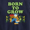 Boys' - Garfield - Born To Grow Graphic Long Sleeve Fleece Sweatshirt - 2 of 4