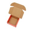 Stockroom Plus 25 Pack Cardboard Box Mailers with Thank You Stickers, Shipping Boxes, 4x4x2 in, Red - image 4 of 4