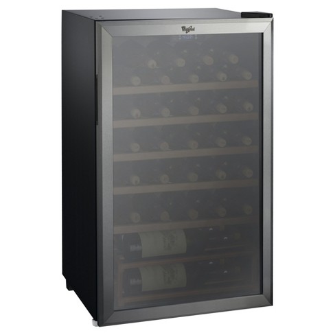 Whirlpool 35 Bottle 3 6 Cu Ft Wine Fridge Stainless Steel Jc