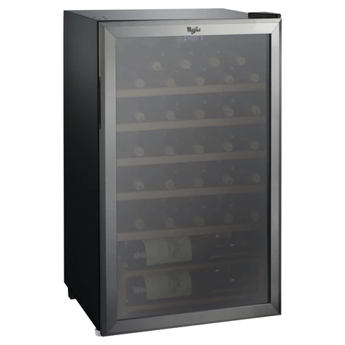 Whirlpool Stainless Steel 35 Bottle 3.6 Cu. Ft Wine Fridge 