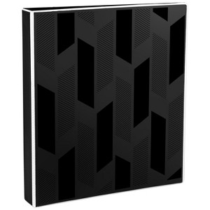 Avery Dual Effect Heavy-Duty 3 Ring Binder, 1 Inch Slant Rings, Black Binder (03218) - 1 of 4