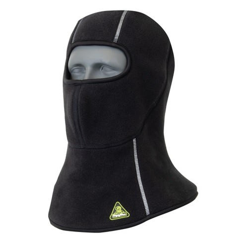 RefrigiWear Extreme Dual-Layer Warm Polartec Fleece Balaclava Full Face  Mask (Black, Large/X-Large)