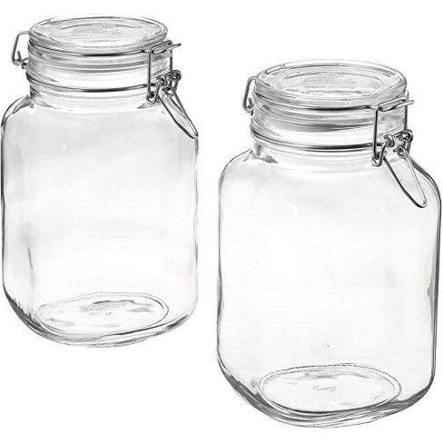 Bormioli Rocco Fido Glass Canning Jar Italian 67oz - 2 Liter (2 pack) - image 1 of 4