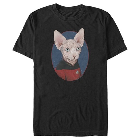 Men's Star Trek: The Next Generation Captain Jean Luc Picard Cat T-Shirt - image 1 of 4