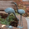SPI Home Stately Garden Cranes Set of 2 Brass Outdoor Sculptures 36 Inches Tall - 2 of 3