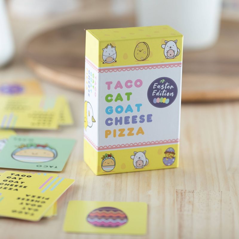 Taco Cat Goat Cheese Pizza Card Game Easter Edition, 2 of 10