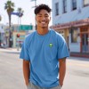 Dalix Mens Alien Midweight Garment Dye Tee - 3 of 4