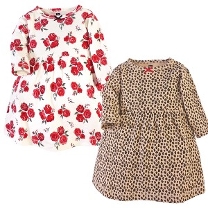 Luvable Friends Hudson Baby Long-Sleeve Dresses 2pk - 1 of 1