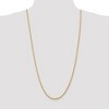 Black Bow Jewelry 3mm 14k Yellow Gold, Solid Diamond Cut Rope Chain Necklace - 2 of 4