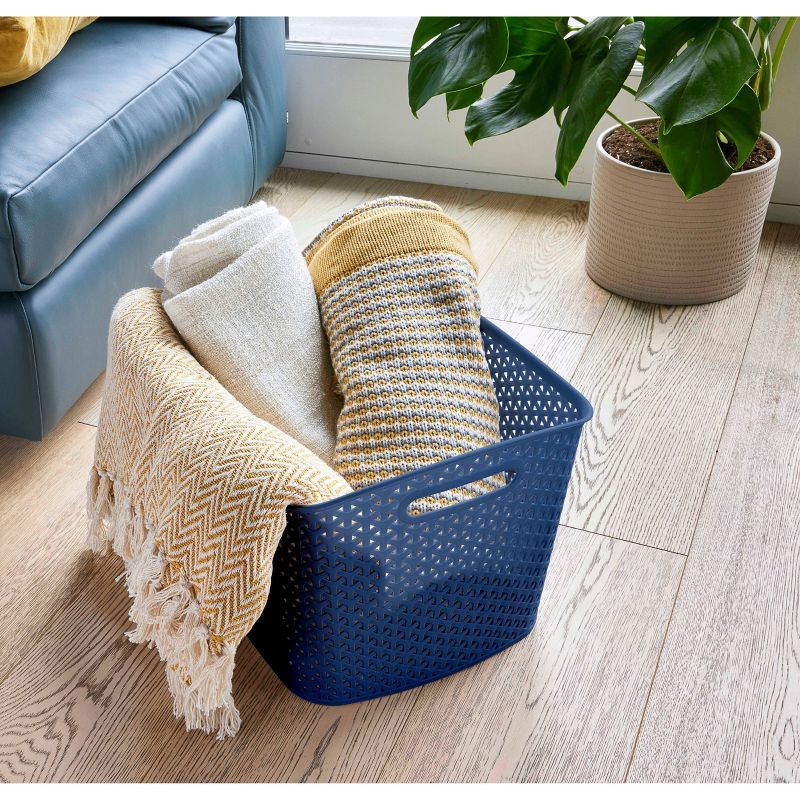 Y-Weave XL Curved Decorative Storage Basket - Brightroom™, 3 of 13
